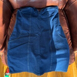 Blue Blush women’s denim dress NWT